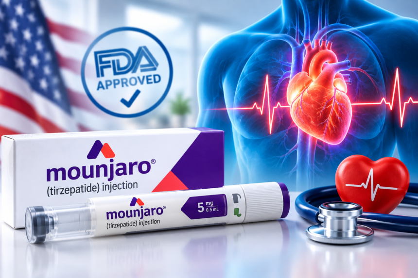 FDA Approves Mounjaro for Heart Health Benefits