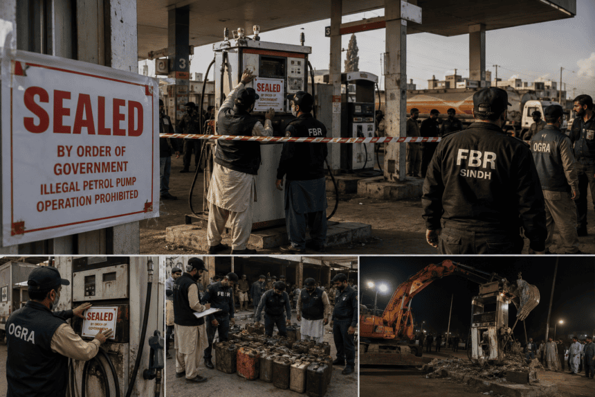 Government Shuts Down Illegal Petrol Pumps in Nationwide Smuggling Crackdown