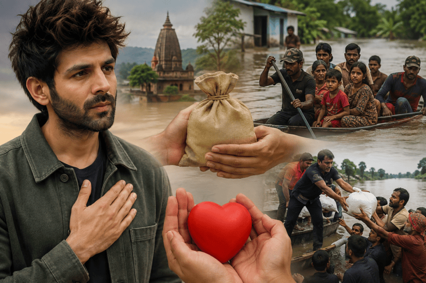 Kartik Aaryan Donates Rs 1 Crore to Assam CM Relief Fund Amid Flood Crisis