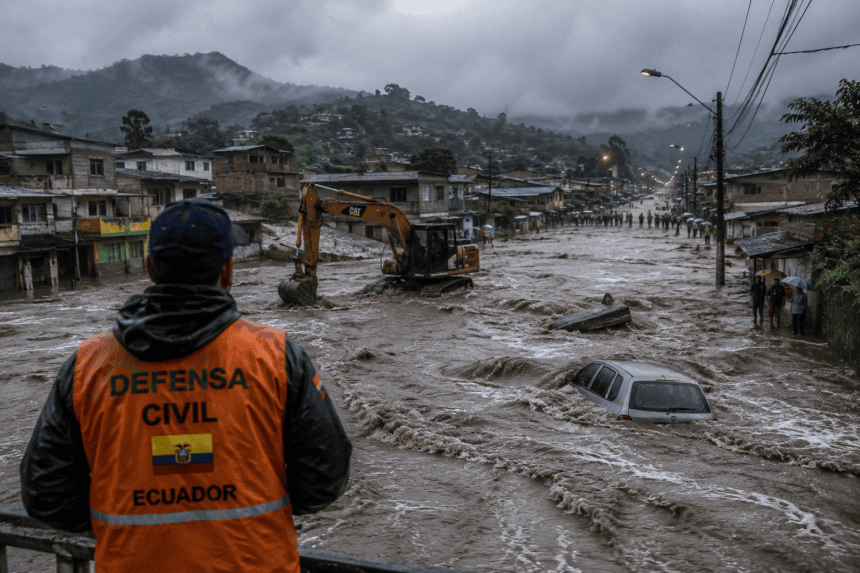 Ecuador declares state of emergency as El Niño rains threaten infrastructure
