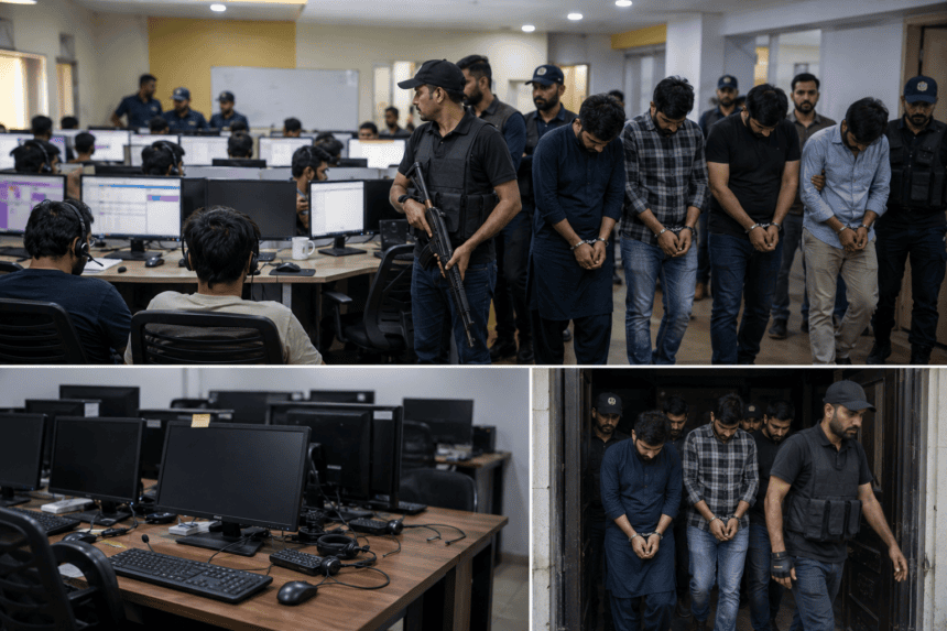 NCCIA raids Karachi call center, arrests partners over alleged financial fraud