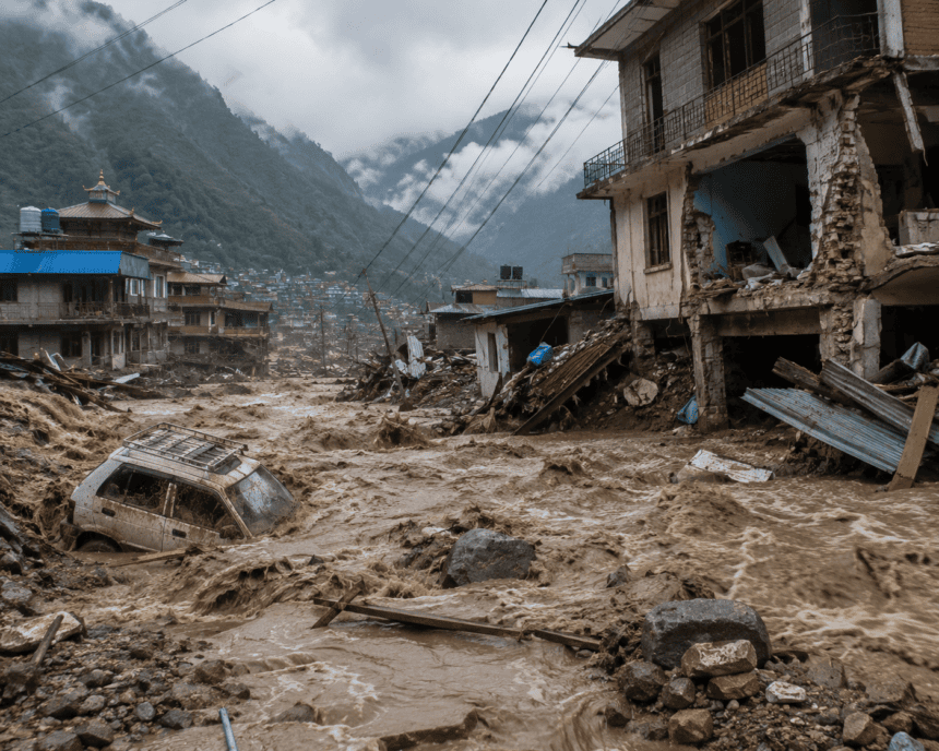 Deadly Floods Leave Trail of Destruction Across Nepal and Tibet