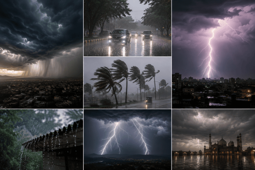 Heavy rains and thunderstorms forecast for Pakistan starting today