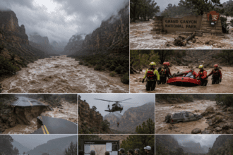 Grand Canyon flash flood leaves two dead, search for missing continues