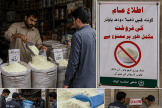 Quetta authorities ban loose powdered milk sales over health risks