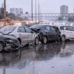 Six-car pileup cripples traffic on Karachi’s Shahrah-e-Faisal