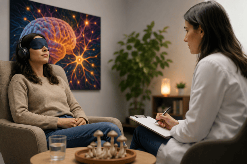 Clinical Trial Finds Psilocybin-Assisted CBT Effective Against Depression