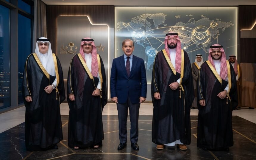 Saudi Business Delegation Meets PM Shehbaz, Discusses Economic Cooperation and Investment