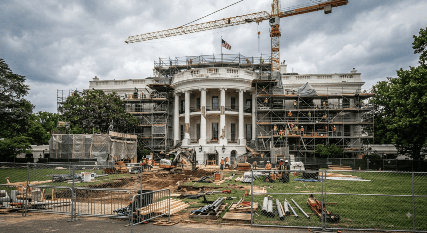 White House security and utility overhaul nears $1 billion mark
