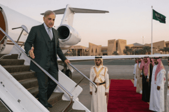 PM Shehbaz lands in Riyadh for high-level investment talks