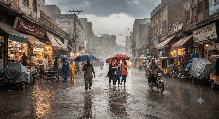 Punjab sees sudden downpour; temperatures drop across the province