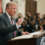 Trump denies US weapons shortage and says information 'leakers' being 'hunted down'