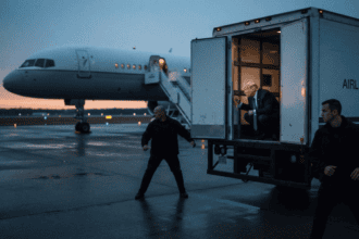Trump Hid in Catering Truck During Secretive Plane Swap, Reports Say