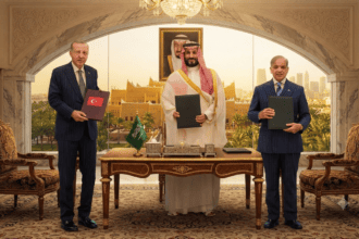 Pakistan, Saudi Arabia and Turkiye Sign Joint Defence Agreement in Makkah