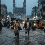 Monsoon downpour brings Hyderabad to a standstill