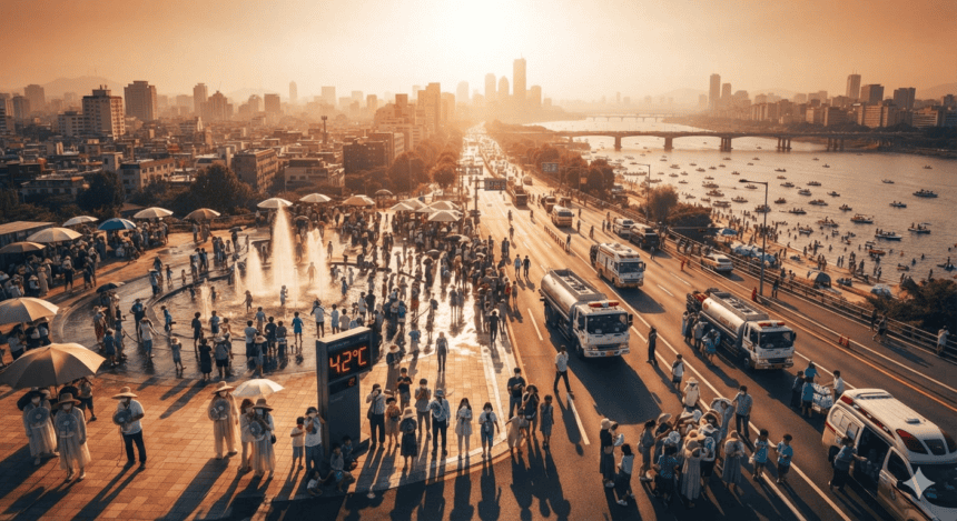 South Korea swelters through hottest night on record