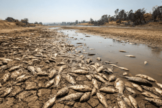 Oxygen depletion kills hundreds of fish as heatwave grips river