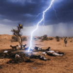 Lightning strike kills 12 goats in Tharparkar’s desert plains