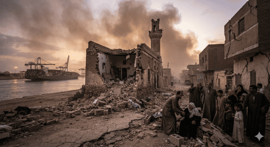 Magnitude 5.5 Earthquake Jolts Suez Canal Region