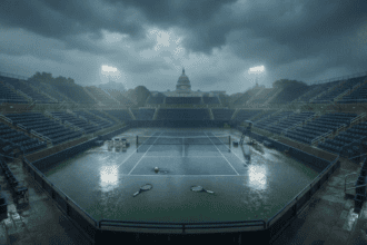 Heavy Rain Forces Washington Open Final to Monday