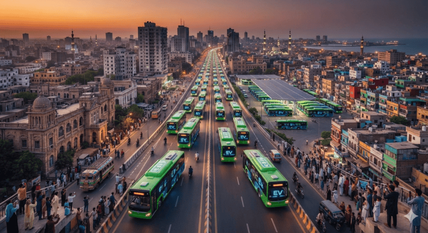 Karachi to add 1,000 electric buses to public transport fleet