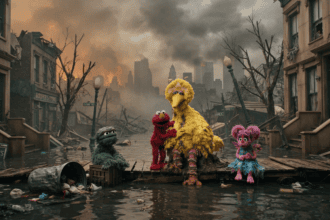Sesame Street pivots to climate education as extreme weather hits home