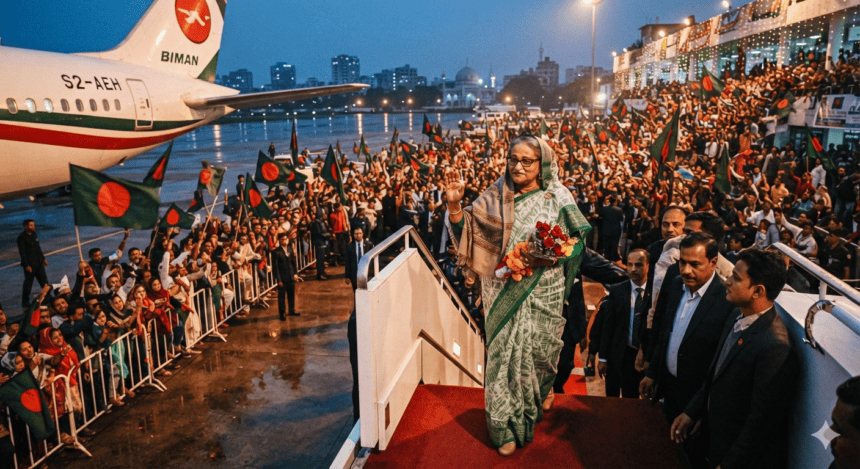 Sheikh Hasina says she will return to Bangladesh in December