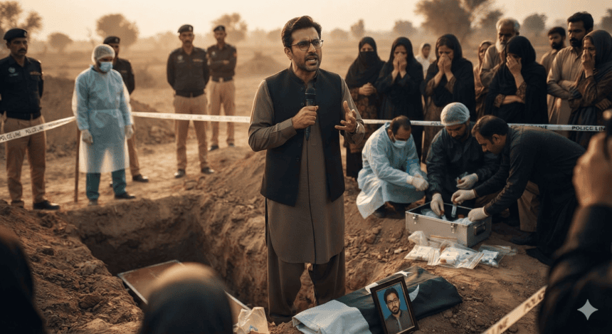 Jibran Nasir demands transparency as Mir Raza’s remains exhumed