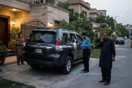 Raza Haroon’s vehicle burgled outside Karachi residence