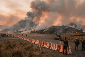 Indonesia shuts Mount Bromo as wildfires scorch Java’s highlands