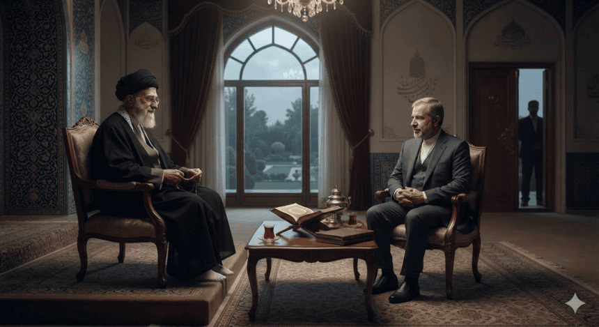 Iran’s President Holds Rare Private Talks with Supreme Leader