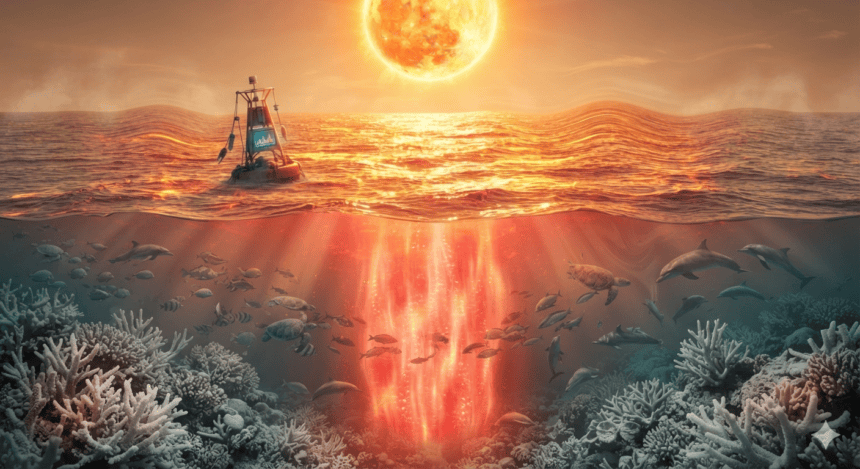 Global oceans shatter temperature records for July