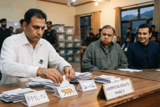 AJK Polls: PM Rathore Trails PML-N Rival in Early Returns