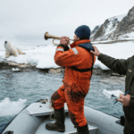 Man fined after using boat foghorn to wake sleeping polar bear