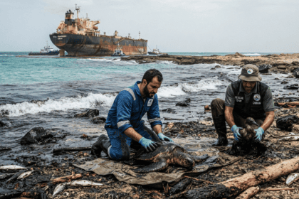 Oil Spill From Grounded Tanker Threatens Arabian Sea Wildlife