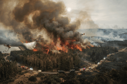 Firefighters scramble as Belgium’s largest wildfire crosses towards German border