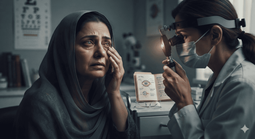 Medical report confirms Bushra Bibi’s eye condition