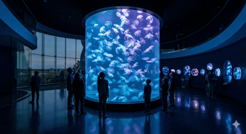 Jellyfish Mesmerize Visitors at Florida’s New Dedicated Exhibit