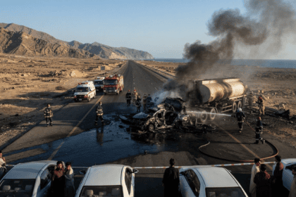 Six dead as car collides with gas tanker on Makran Coastal Highway