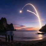 SpaceX Rocket Spotted Off Christmas Island: A Rare Celestial Display