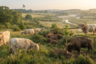 The Knepp Estate’s unconventional laborers: Why rare cattle are the future of rewilding