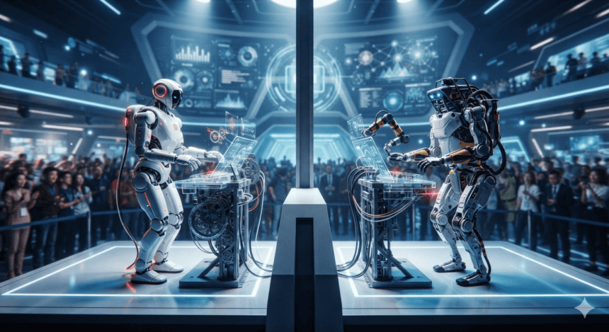 China and the US Trade Blows in the Humanoid Robot Arms Race