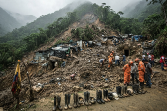 LANDSLIDE AT UNLICENSED COLOMBIAN GOLD MINE KILLS 13