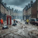 Heavy rain triggers flash flood alerts across southern England