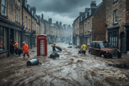 Heavy rain triggers flash flood alerts across southern England