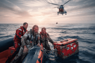 Two fishermen found alive after five days adrift on a cooler