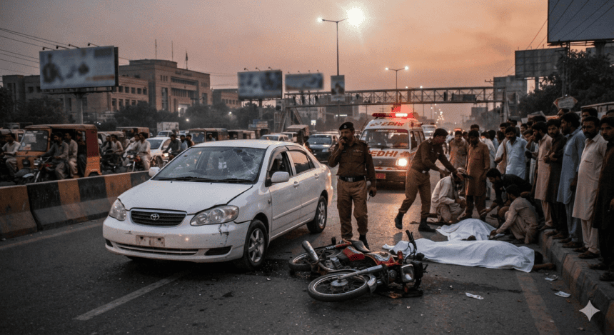 Speeding Car Kills Two Teenagers Near Karachi’s Malir Court