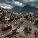 Heavy Rains Leave Caracas Streets Submerged as Infrastructure Strains