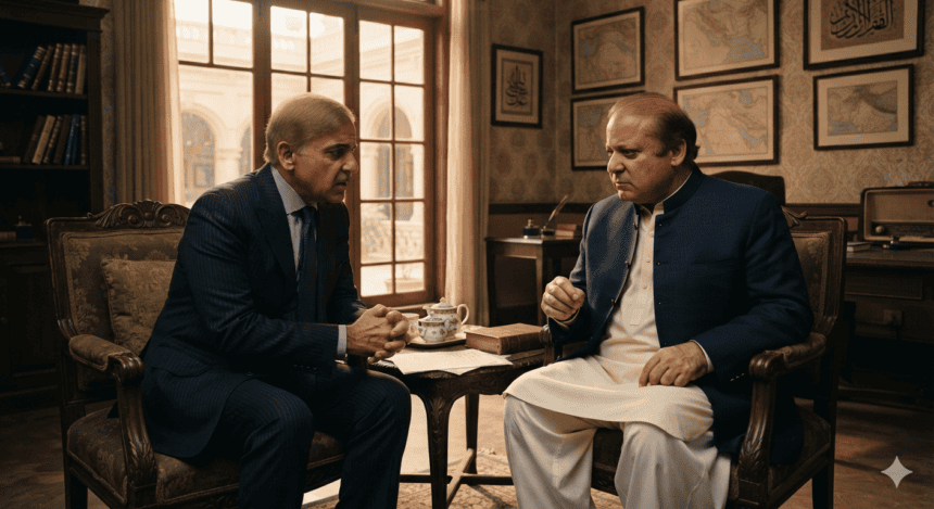 PM Shehbaz, Nawaz ‘discuss’ country’s political situation