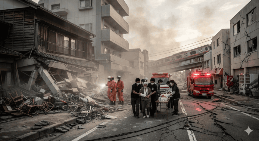 5.9 magnitude earthquake rattles eastern Japan, 37 injured
